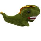 Chinelos, desenhos animados, dinossauro, pelúcia, sapatos para crianças e adultos