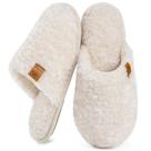 Chinelos femininos EverFoams, felpudo, slip-on, espuma viscoelástica