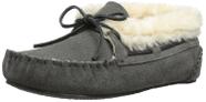 Chinelos femininos Minnetonka Chrissy cinza tamanho 10