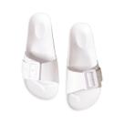 Chinelos Femininos Simples e Casuais com Fivela - Salto Plano e Tamanhos Grandes
