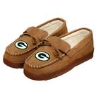 Chinelos FOCO Green Bay Packers com logotipo da equipe da NFL para homens