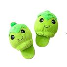 Chinelos fofos de pelúcia vegetal para crianças e adultos Chinelos fofos de pelúcia vegetal para crianças e adultos