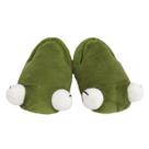 Chinelos Funny Big-Eyed Frog Anime Plush Home Cotton 28 cm