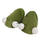 Chinelos Funny Frog Anime Plush Home Cotton, tamanho 28 cm
