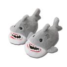Chinelos Funny Shark Warm Plush, antiderrapante, para uso interno