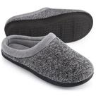 Chinelos HomeTop femininos tricotados viscoelásticos 7-8 US Space Black