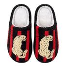 Chinelos LAISMEIX Animal Print Cheetah/Leopard para mulheres/homens