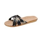 Chinelos Leves De Linho Para Mulheres, Calçados Confortáveis Para Casais, Slip-On Chinelos Leves De Linho Para Mulheres, Calçados Confortáveis Para Casais, Slip-On