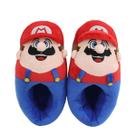 Chinelos Marios Anime Plush, fofos e quentes, sapatos domésticos