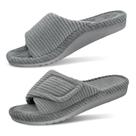 Chinelos ortopédicos femininos GRITHEIM Arch Support cinza US 9