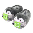Chinelos Penguin Plush Anime Home Cotton, tamanho 35-43