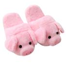 Chinelos Pink Pig Plush Anime Home Shoes, tamanho 36-39 Chinelos Pink Pig Plush Anime Home Shoes, tamanho 36-39