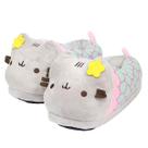 Chinelos Pushheeens Cat Anime Plush Warm Household Shoes