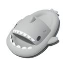 Chinelos rosyclo Shark Slides, macios, leves, antiderrapantes, cinza