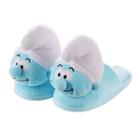Chinelos Smurfs Anime Plush, fofos e quentes, sapatos domésticos Chinelos Smurfs Anime Plush, fofos e quentes, sapatos domésticos