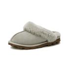Chinelos WaySoft de pele de carneiro australiana genuína Shearling para mulheres