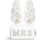 Chinelos Xtinmee Personalized Initial Wedding Bride MRS