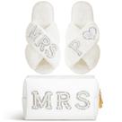 Chinelos Xtinmee Personalized Initial Wedding Bride MRS