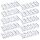 Chip Rack JIESITE Acrílico transparente para 100 chips (10 unidades) Chip Rack JIESITE Acrílico transparente para 100 chips (10 unidades)
