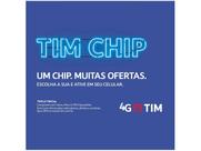 Chip TIM Triplo 4G Nano/Micro/Padrão Azul
