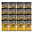 Chips de Batata-Doce Mostarda Dijon Roots to Go contendo 16 pacotes de 45g cada Chips de Batata-Doce Mostarda Dijon Roots to Go contendo 16 pacotes de 45g cada