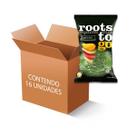 Chips De Mandioca E Batatas-doces Roots to go contendo 16 unidades de 45g