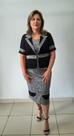 Chique e Prático: Conjunto de Vestido com Blazer de Manga Curta