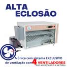 Chocadeira ALTA ECLOSÃO 220 ovos 7 ventiladores Trivolt com carregador e Controle de Umidade (GC220TCU) Chocadeira ALTA ECLOSÃO 220 ovos 7 ventiladores Trivolt com carregador e Controle de Umidade (GC220TCU)