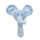 Chocalho Bastão Elefantinho - Azul - Antialérgico - 16 cm - CAS Brinquedos Chocalho Bastão Elefantinho - Azul - Antialérgico - 16 cm - CAS Brinquedos