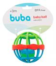 Chocalho e Mordedor Baby Ball Cute Colors Verde Buba