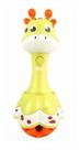 Chocalho E Mordedor Musical Com Luz Girafinha Amarelo - Kitstar