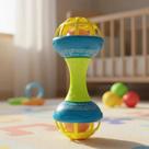 Chocalho Halter Mordedor Brinquedo Maraca Colorido Bebê Sino Chocalho Infantil