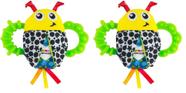 Chocalho Lamaze Bitty Bite Bug 11,4 cm Pacote com 2