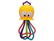 Chocalho Mordedor Polvo Infantil Buba Bebê Flexível Macio Divertido Brinquedo de Bebe