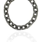 Chocker Elo Grande em Ródio Negro
