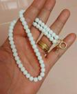 Chocker em Esferas de Quartzo Branco Chocker em Esferas de Quartzo Branco