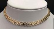 Chocker escama de peixe em bijuteria