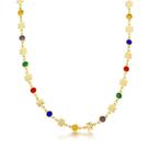 Chocker pedras coloridas e arabesco Chocker pedras coloridas e arabesco