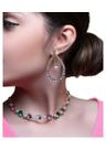 Chocker pedras redondas cristal com perolas d Chocker pedras redondas cristal com perolas d
