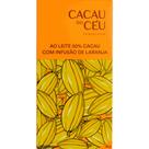 Chocolate 50% Cacau com Laranja Sem Glúten Cacau do Céu 80g