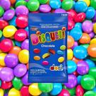 Chocolate Ao Leite Disqueti Colorido Pacotinho Unidade O Original