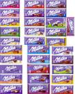 Chocolate Barra Milka - 3 5 10 Unidades Aleatorio SABORES:KIT COM 10 Chocolate Barra Milka - 3 5 10 Unidades Aleatorio SABORES:KIT COM 10