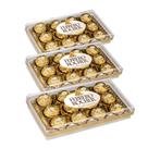 Chocolate Bombom Ferrero Rocher 3 Caixas de 12 Unidades