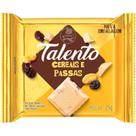 Chocolate Branco com Cereais e Passas Talento Garoto 25g