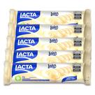Chocolate Branco Laka Lacta Kit 5 Barrinhas de 28g Chocolate Branco Laka Lacta Kit 5 Barrinhas de 28g