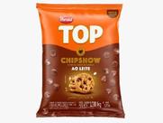 Chocolate Chipshow TOP Ao Leite 1KG para Confeitaria e Sobremesas Culinárias