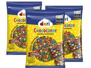 Chocolate Chococandy Colorido Dori 450g - 3 Pacotes