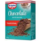 Chocolate em pó tradicional dr oetker 200g