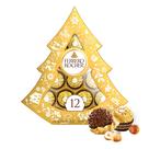 Chocolate Ferrero Rocher 12 unidades de leite e avelã 150g