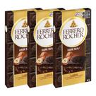 Chocolate Ferrero Rocher Dark 55% Avelã Kit 3 Barras de 90g